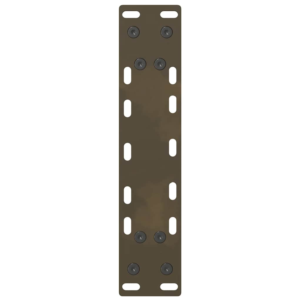 Pieds de table basse acier naturel 2 pcs 38x(72-73) cm acier Pieds de table vidaXL