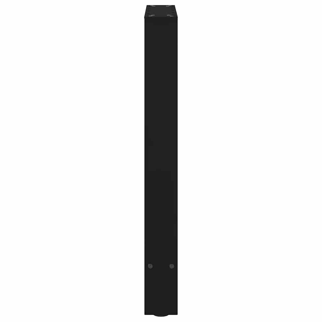 Pieds de table à manger Noir 2 pièces 50 x (72-73) cm Acier - XIOS