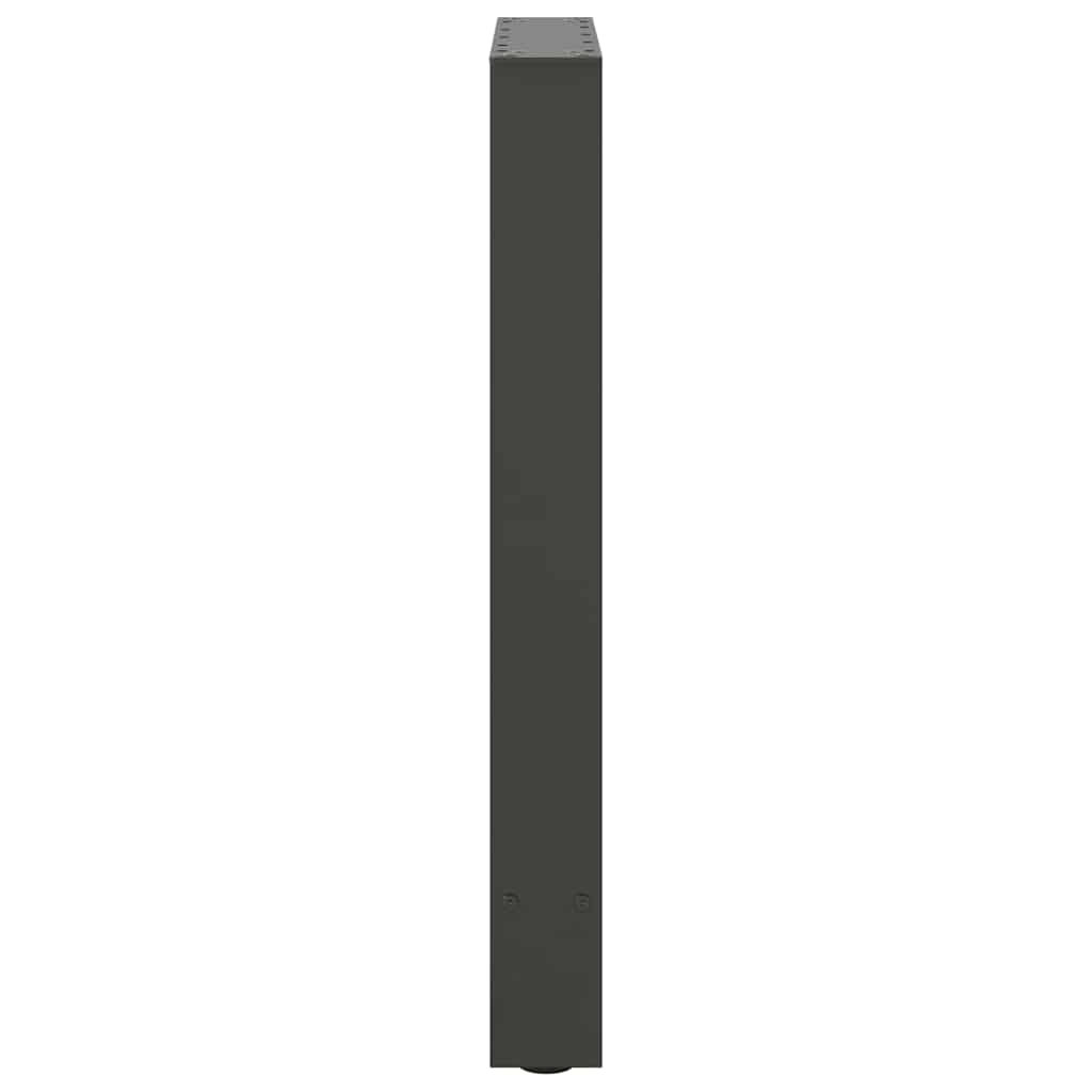 Pieds de table basse anthracite 2 pcs 50x(72-73) cm acier Pieds de table vidaXL