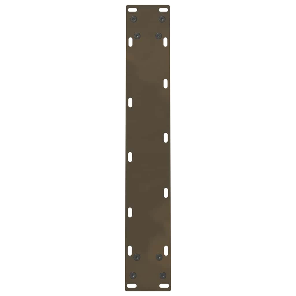 Pieds de table à manger en acier naturel 2 pièces 60 x (72-73) cm Acier - XIOS
