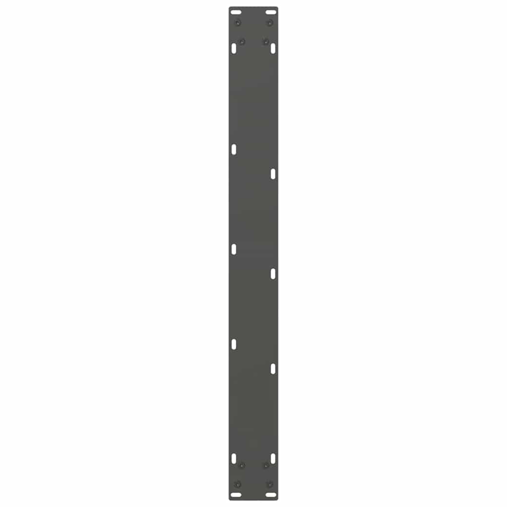 Pieds de table à manger Anthracite 2 pièces 70 x (72-73) cm Acier - XIOS