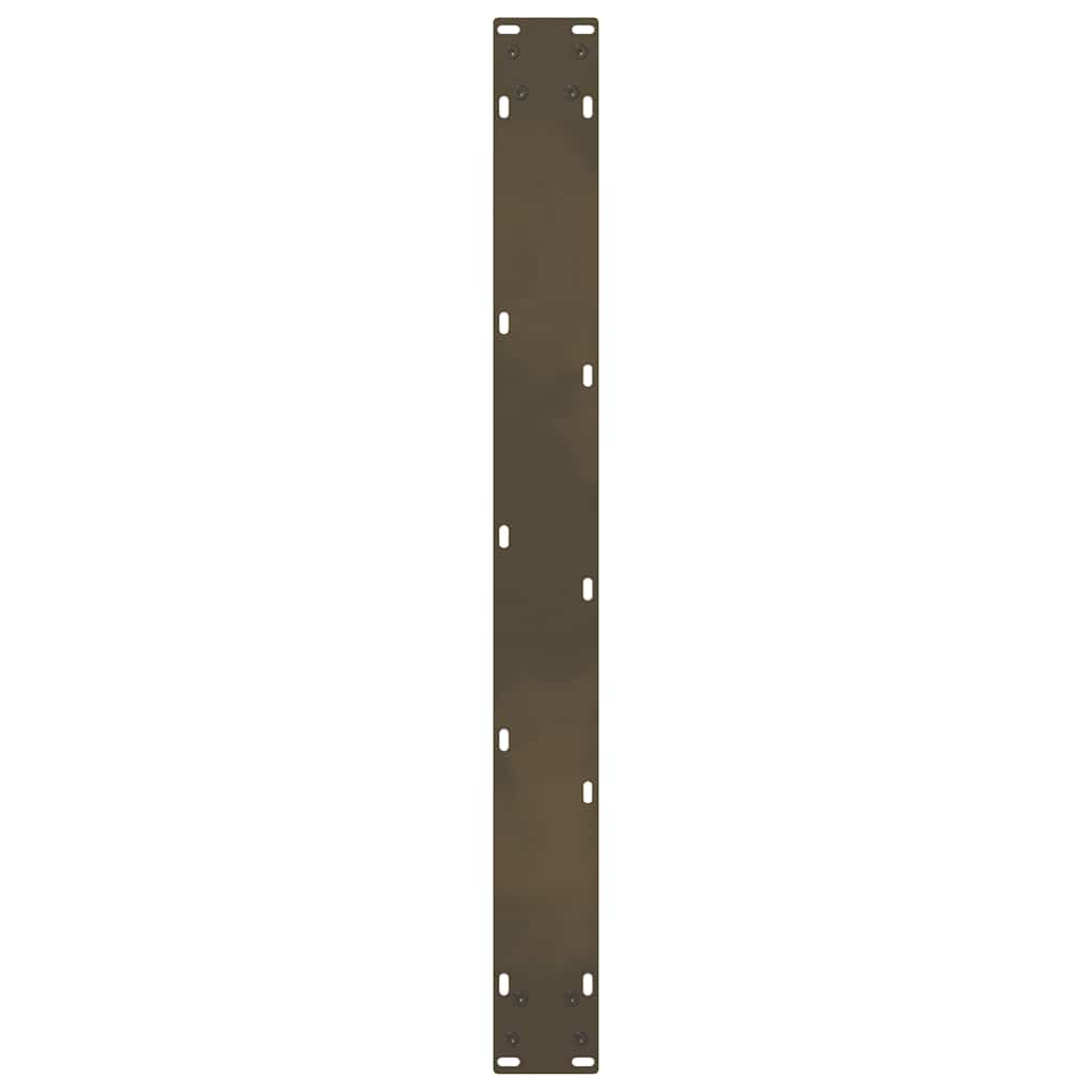 Pieds de table à manger en acier naturel 2 pièces 70 x (72-73) cm Acier - XIOS