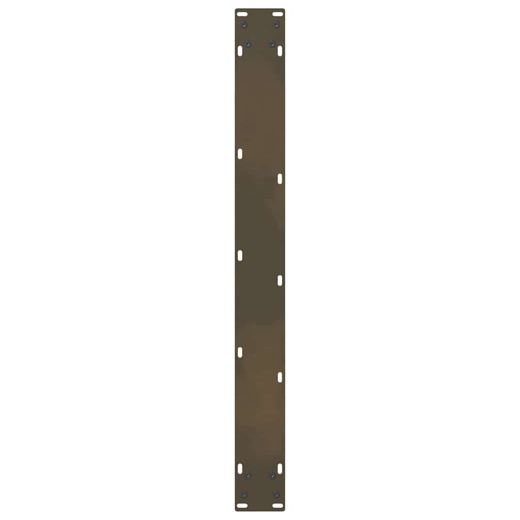 Pieds de table à manger en acier naturel 2 pièces 80 x (72-73) cm Acier - XIOS