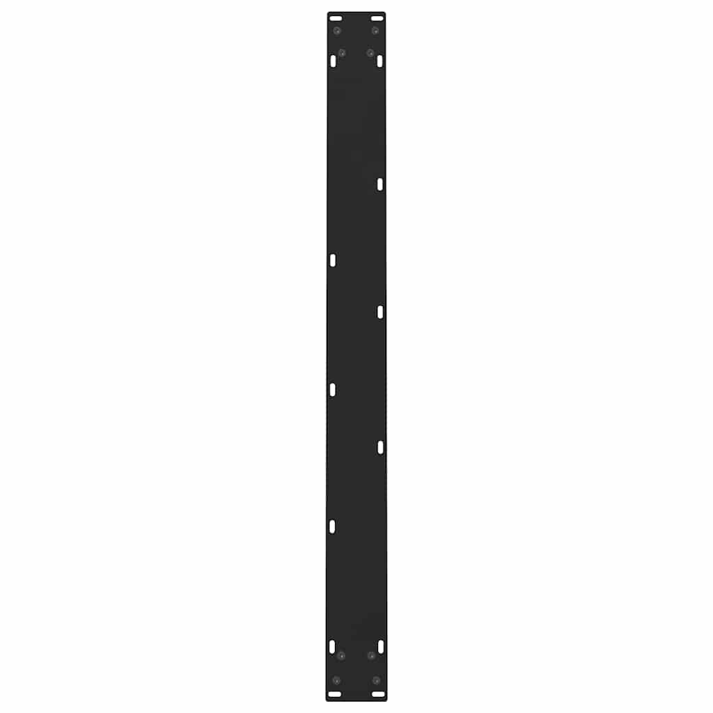 Pieds de table à manger Noir 2 pièces 90 x (72-73) cm Acier - XIOS