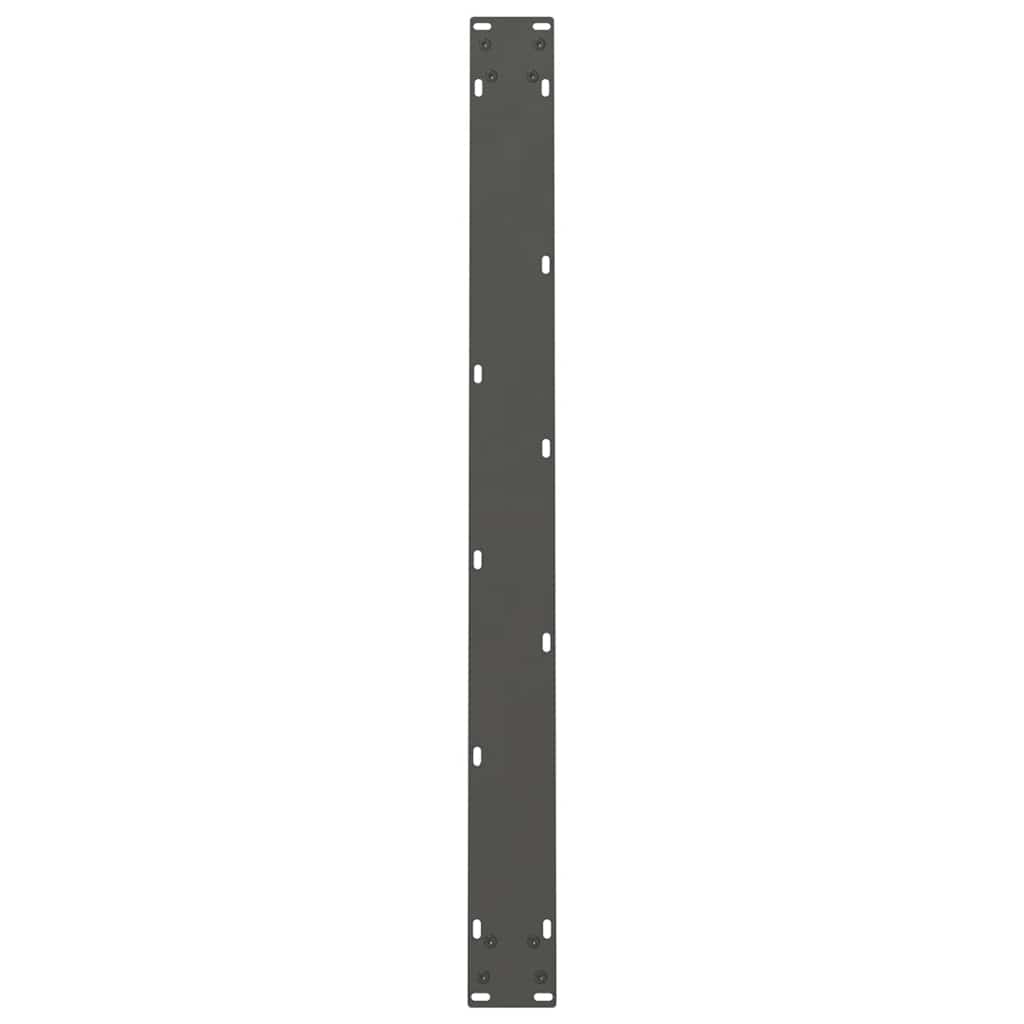 Pieds de table à manger Anthracite 2 pièces 90 x (72-73) cm Acier