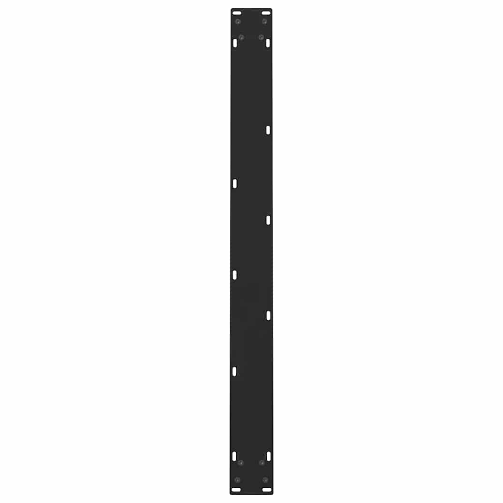 Pieds de table à manger Noir 2 pièces 100x(72-73) cm Acier - XIOS