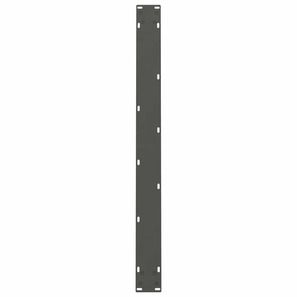 Pieds de table à manger Anthracite 2 pièces 100 x (72-73) cm Acier - XIOS