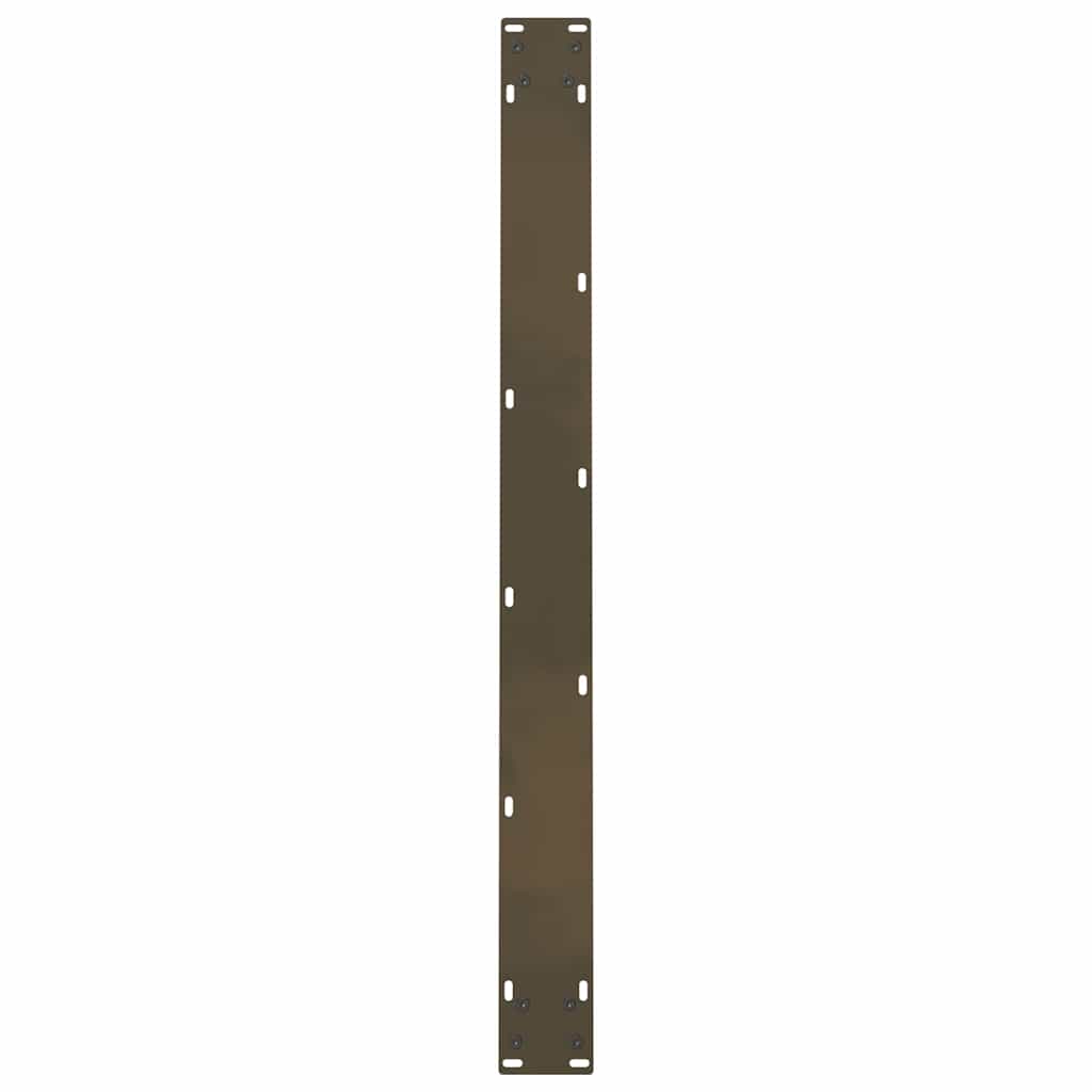 Pieds de table à manger en acier naturel 2 pièces 100 x (72-73) cm Acier - XIOS