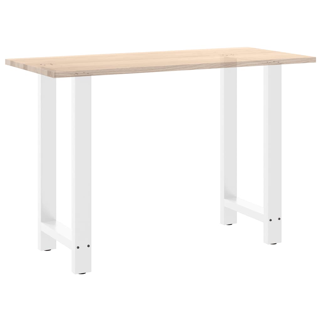 Pieds de table de bar Blanc 2 pièces 50 x (90-91) cm Acier - XIOS