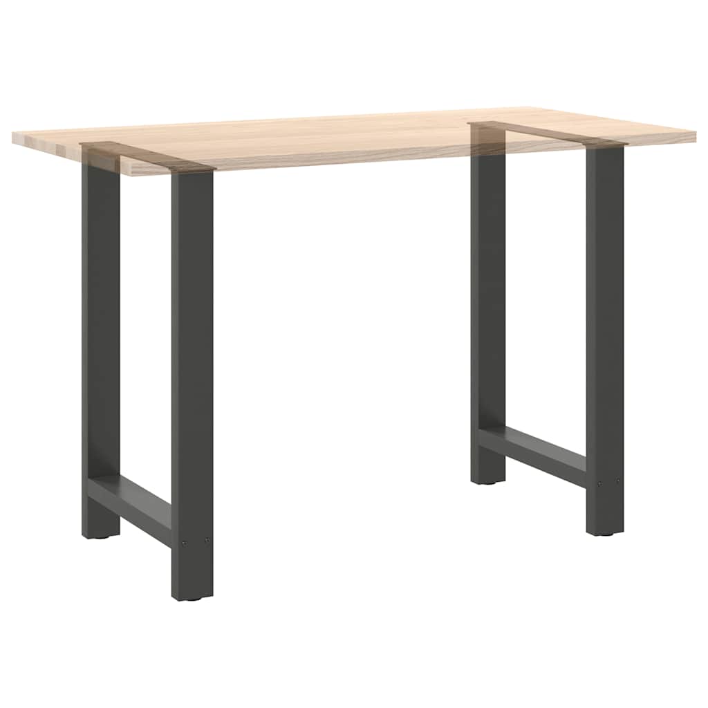 Pieds de table de bar Anthracite 2 pièces 60 x (90-91) cm Acier - XIOS