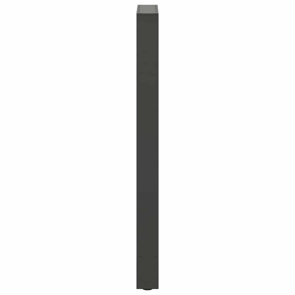 Pieds de table de bar Anthracite 2 pièces 40 x (100-101) cm Acier - XIOS