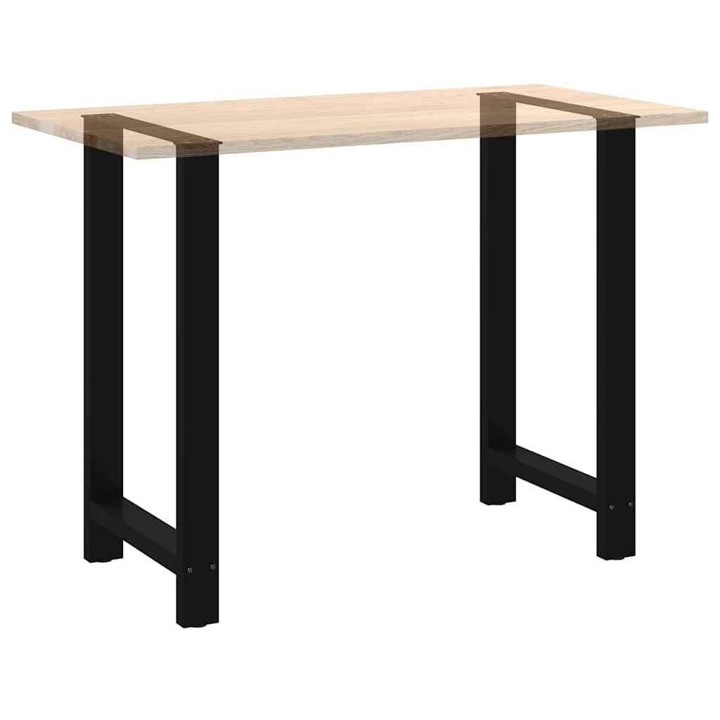 Pieds de table de bar Noir 2 pièces 60 x (100-101) cm Acier - XIOS