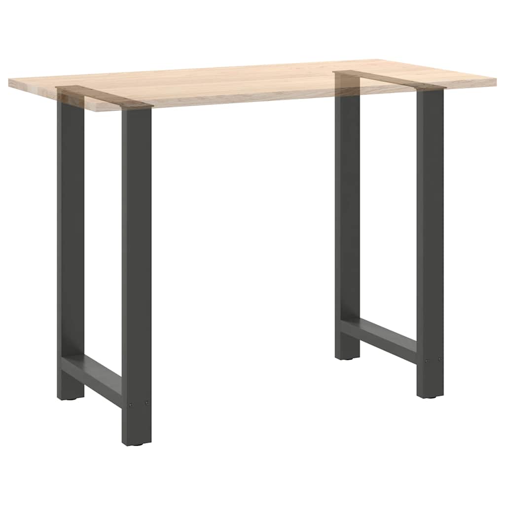 Pieds de table de bar Anthracite 2 pièces 60 x (100-101) cm Acier - XIOS