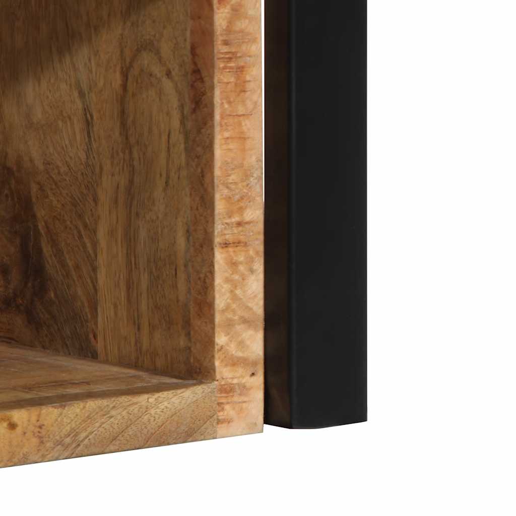 Table de chevet 40x35x40 cm bois brut massif de manguier - XIOS