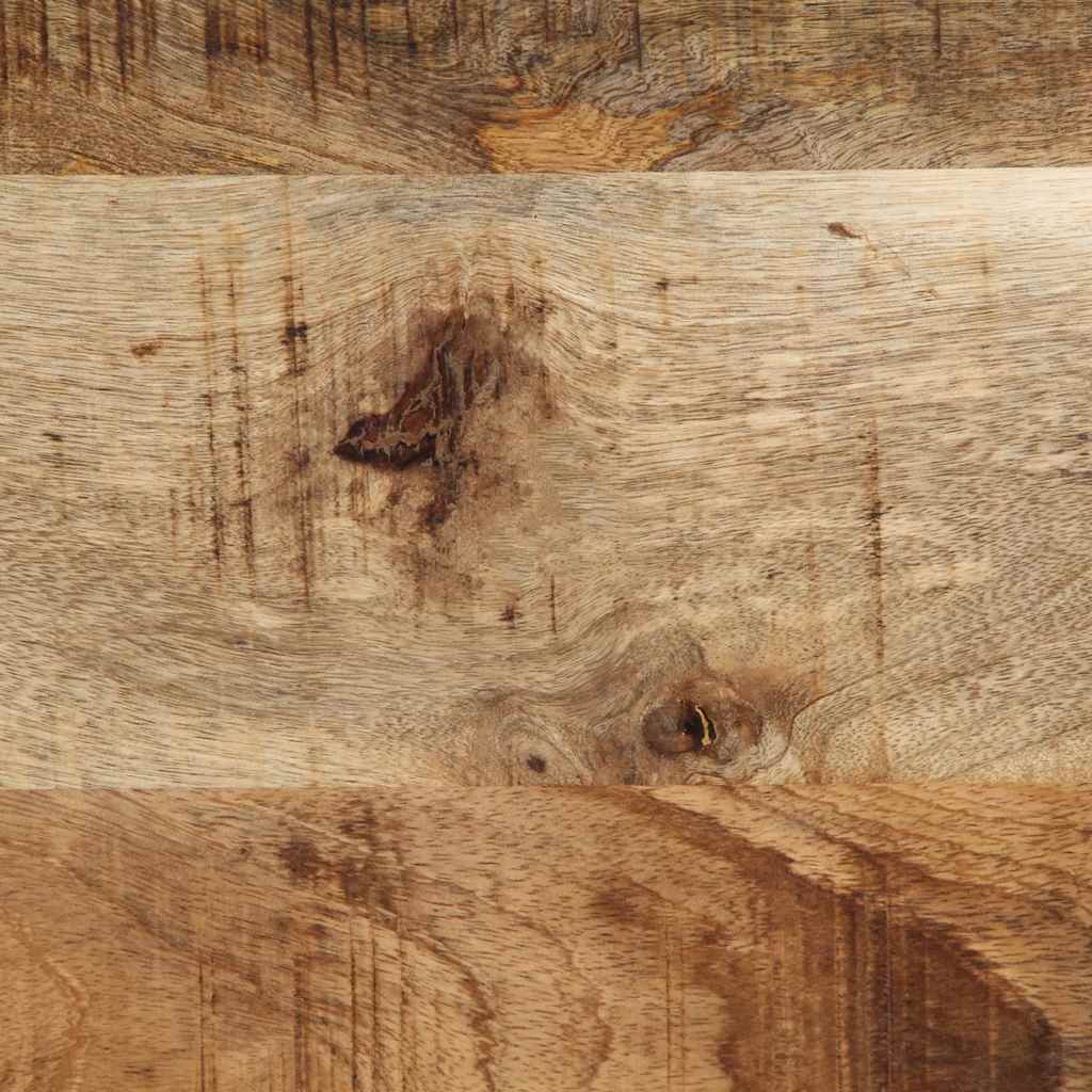 Table de chevet 40x35x40 cm bois massif de manguier brut - XIOS
