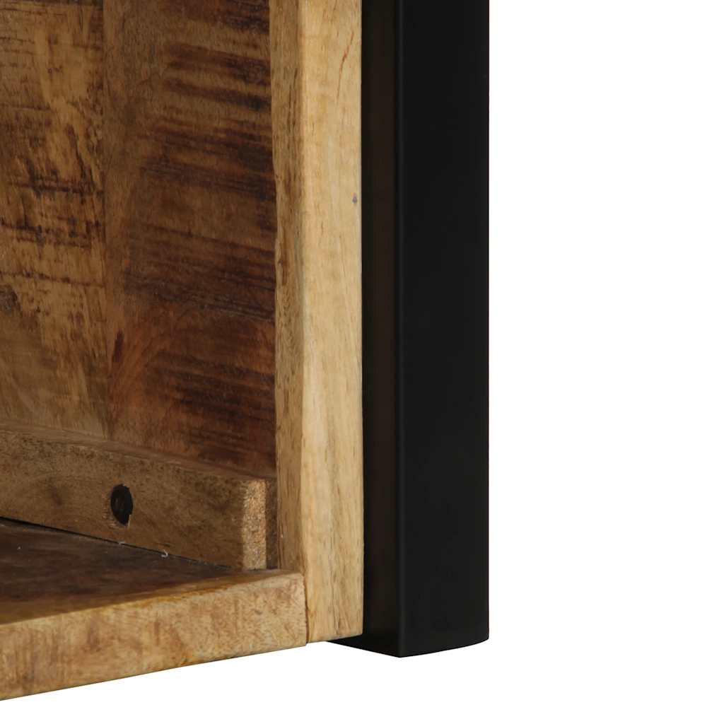 Tables de chevet 2 pcs 40x35x40 cm bois de manguier massif brut - XIOS