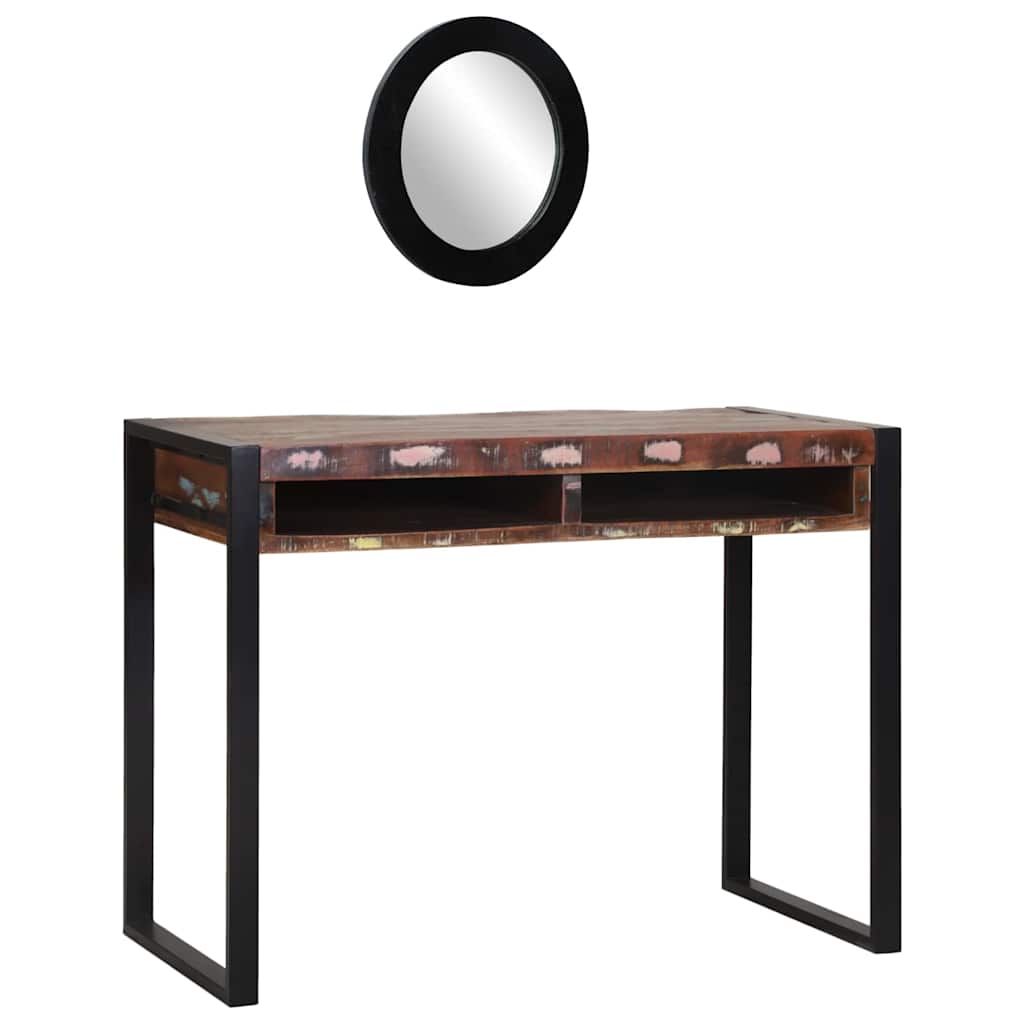 Coiffeuse avec étagère Multicolore Bois massif de récupération - XIOS