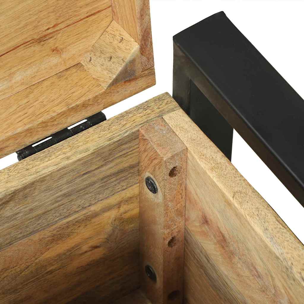 Coffres de rangement 40 x 30 x 30 cm Bois de manguier massif - XIOS