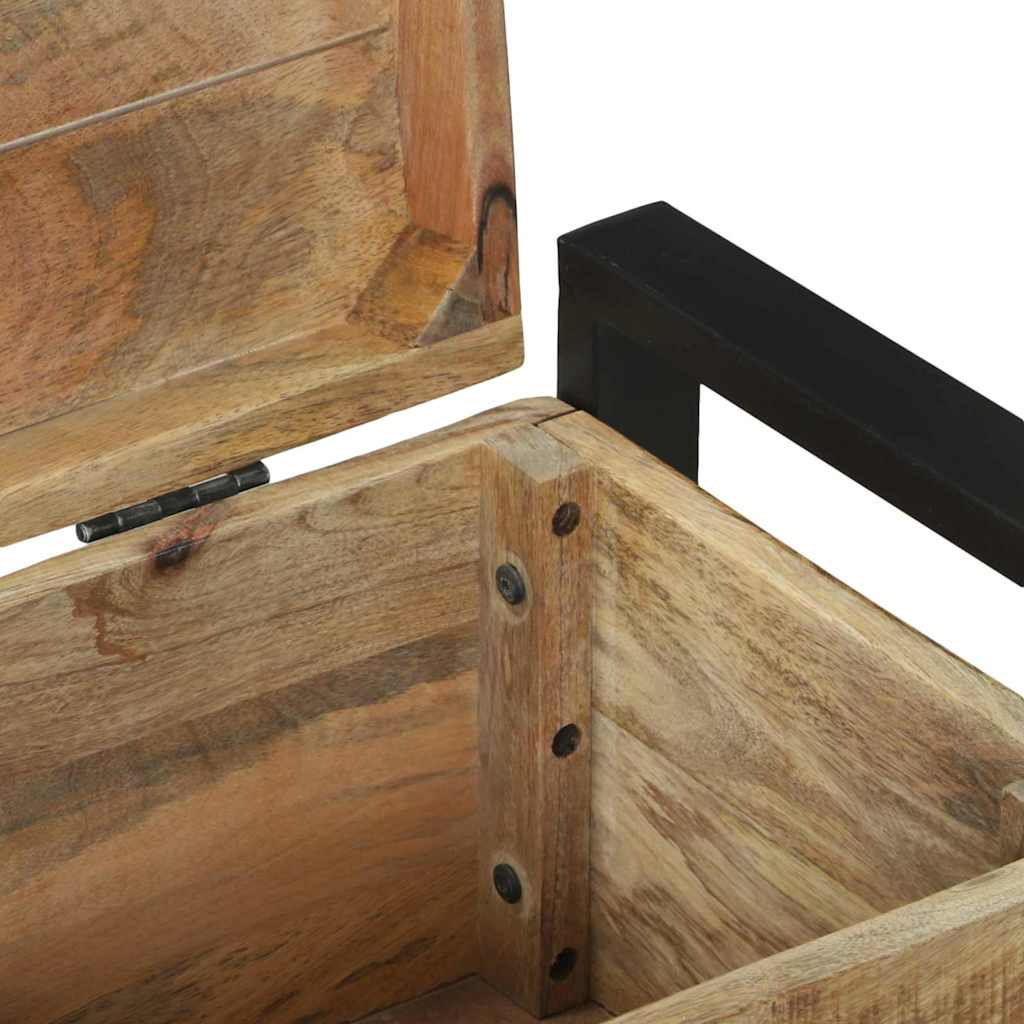 Coffres de rangement 60 x 30 x 30 cm Bois de manguier massif - XIOS