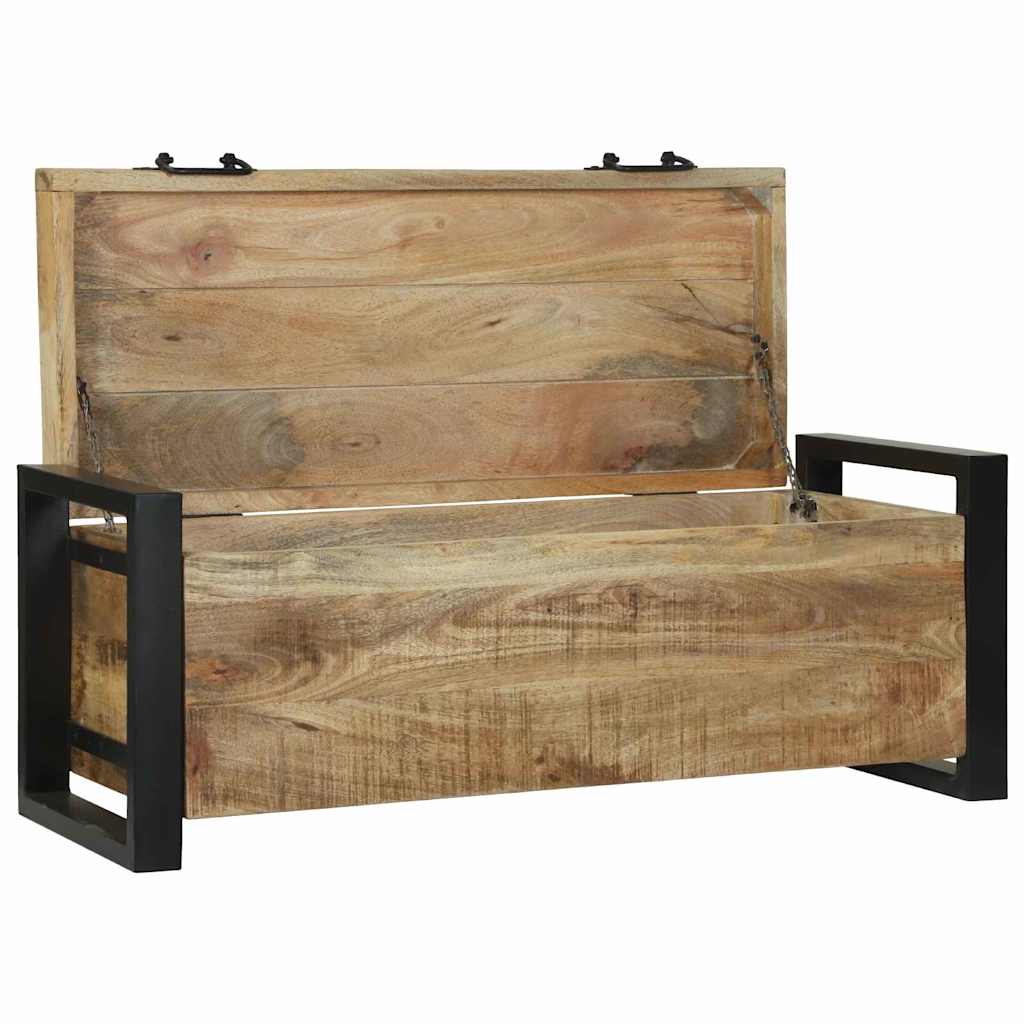 Coffres de rangement 80 x 30 x 30 cm Bois de manguier massif - XIOS