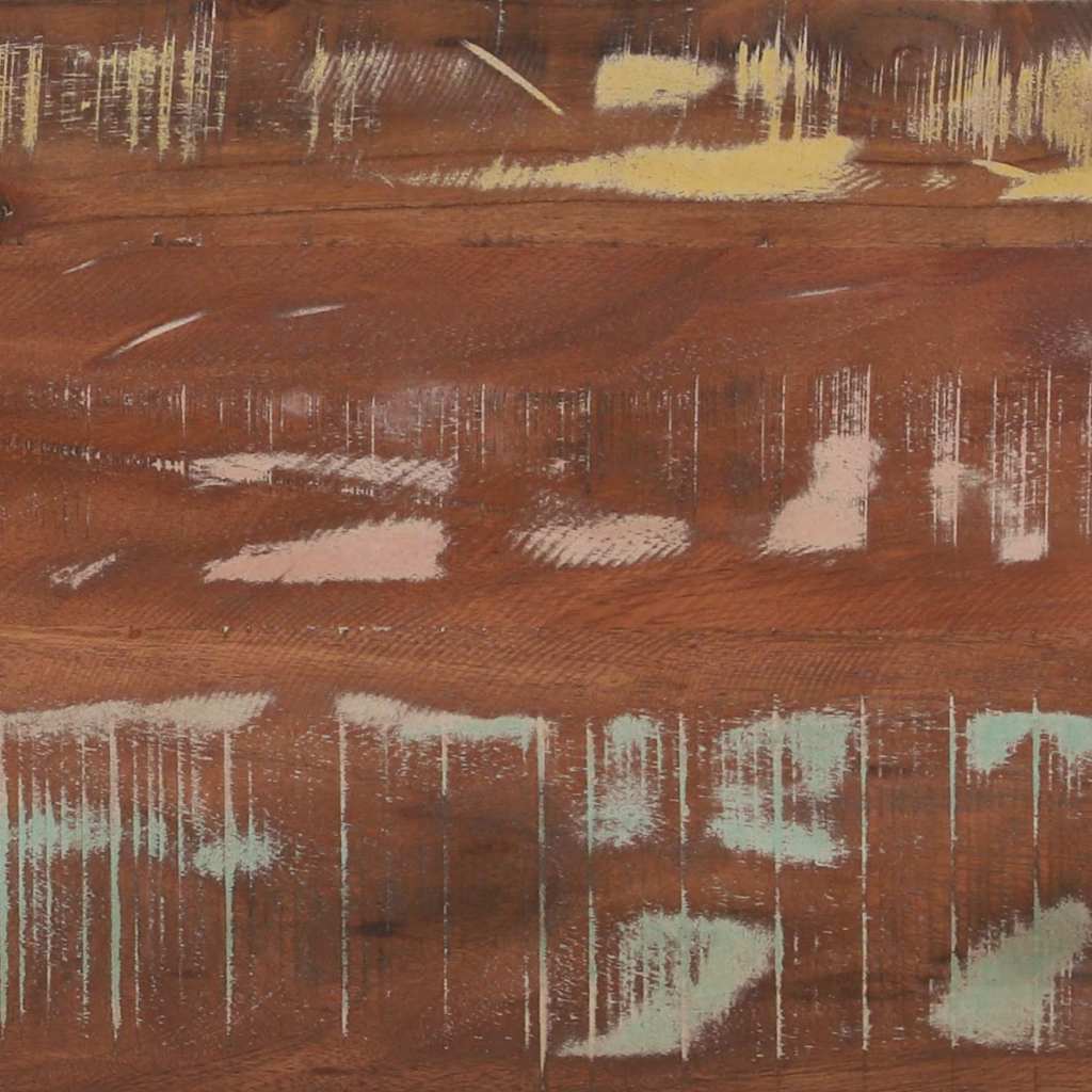 Banc Multicolore 100 x 35 x 45 cm Bois massif de récupération - XIOS