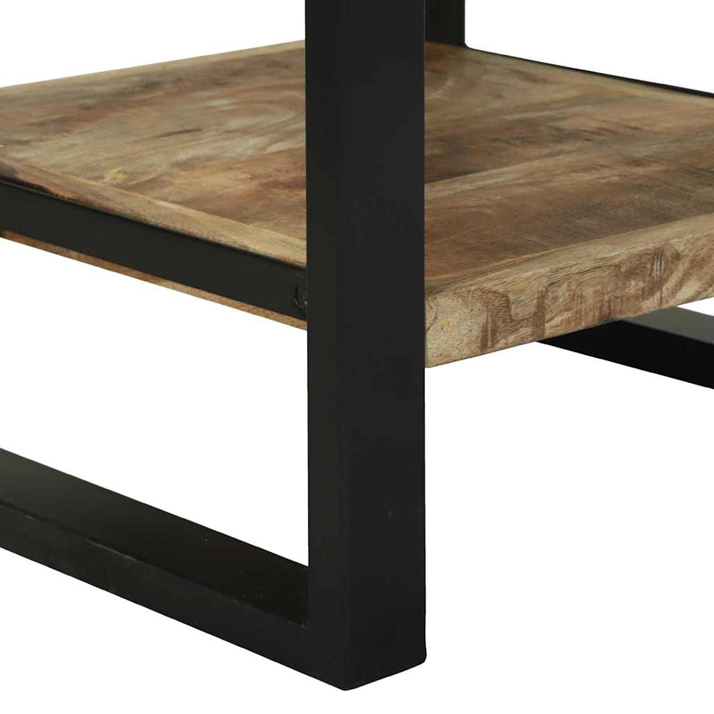 Table d'appoint avec tiroir Marron Bois de manguier brut massif - XIOS