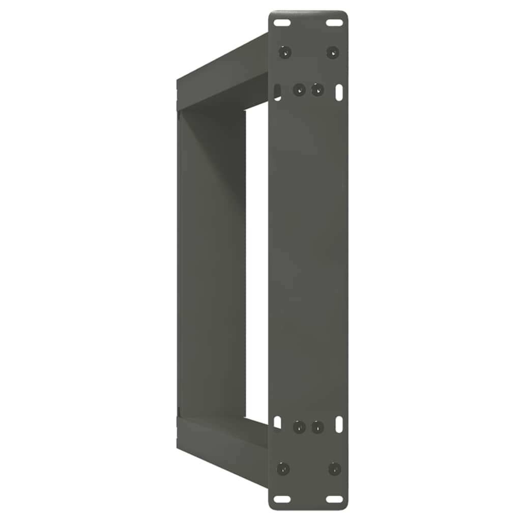 Pieds de table console en U, 2 pièces, anthracite, 28 x (72-73) cm, acier - XIOS