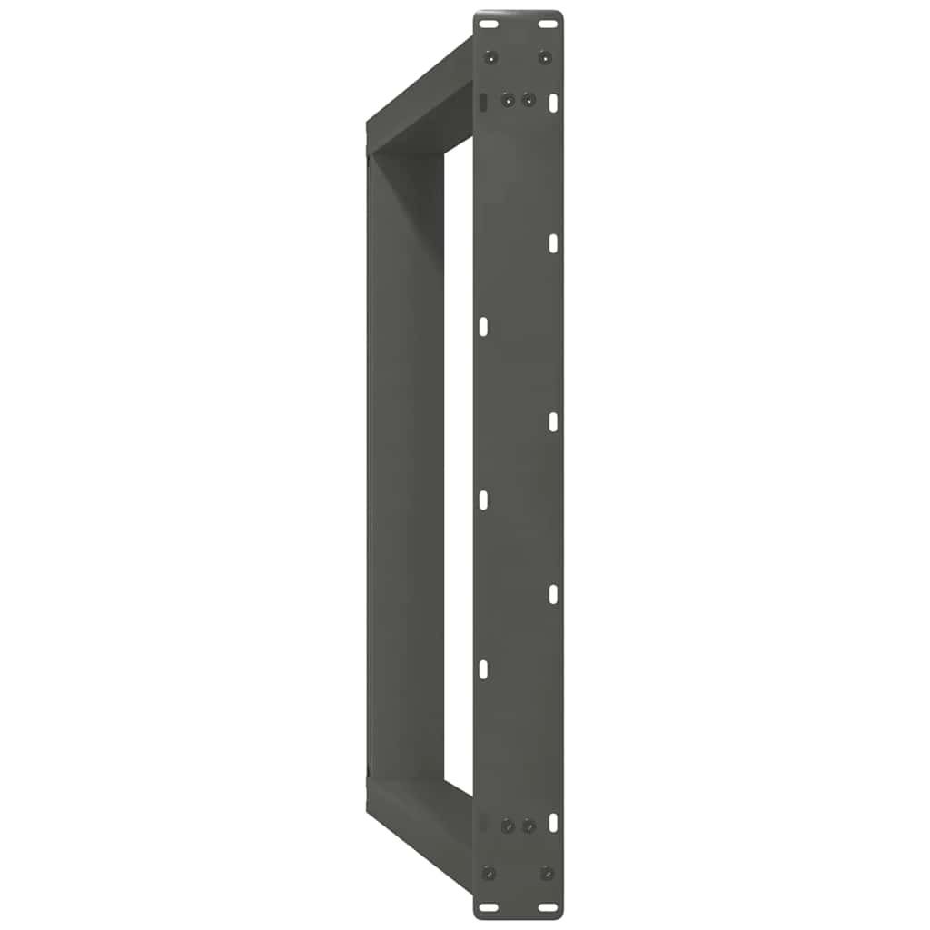 Pieds de table à manger en U 2 pièces Anthracite 70 x (72-73) cm Acier - XIOS