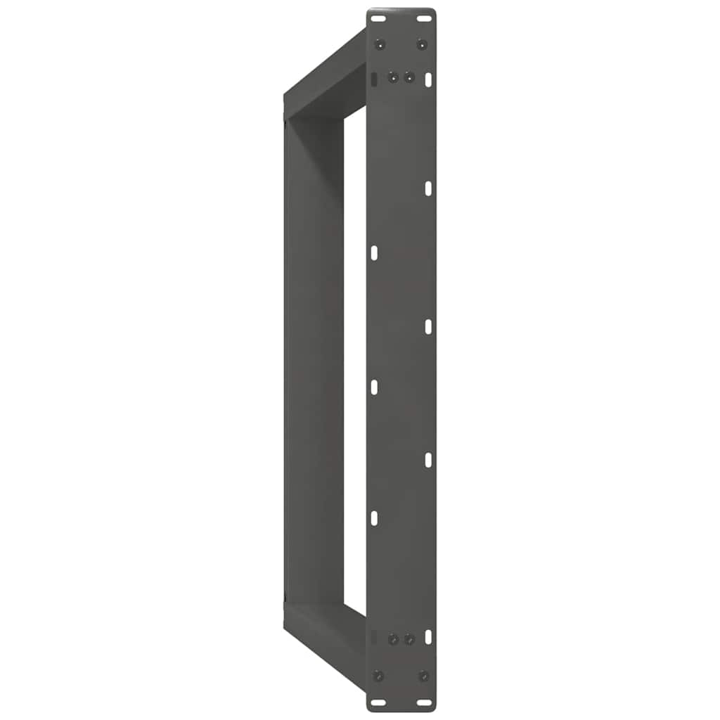 Pieds de table à manger en U 2 pièces Anthracite 80 x (72-73) cm Acier - XIOS