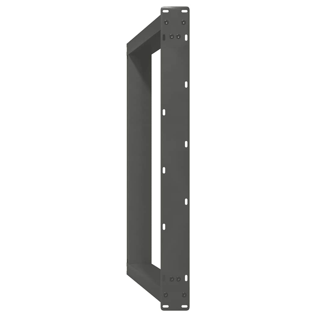 Pieds de table à manger en U 2 pièces Anthracite 100 x (72-73) cm Acier - XIOS