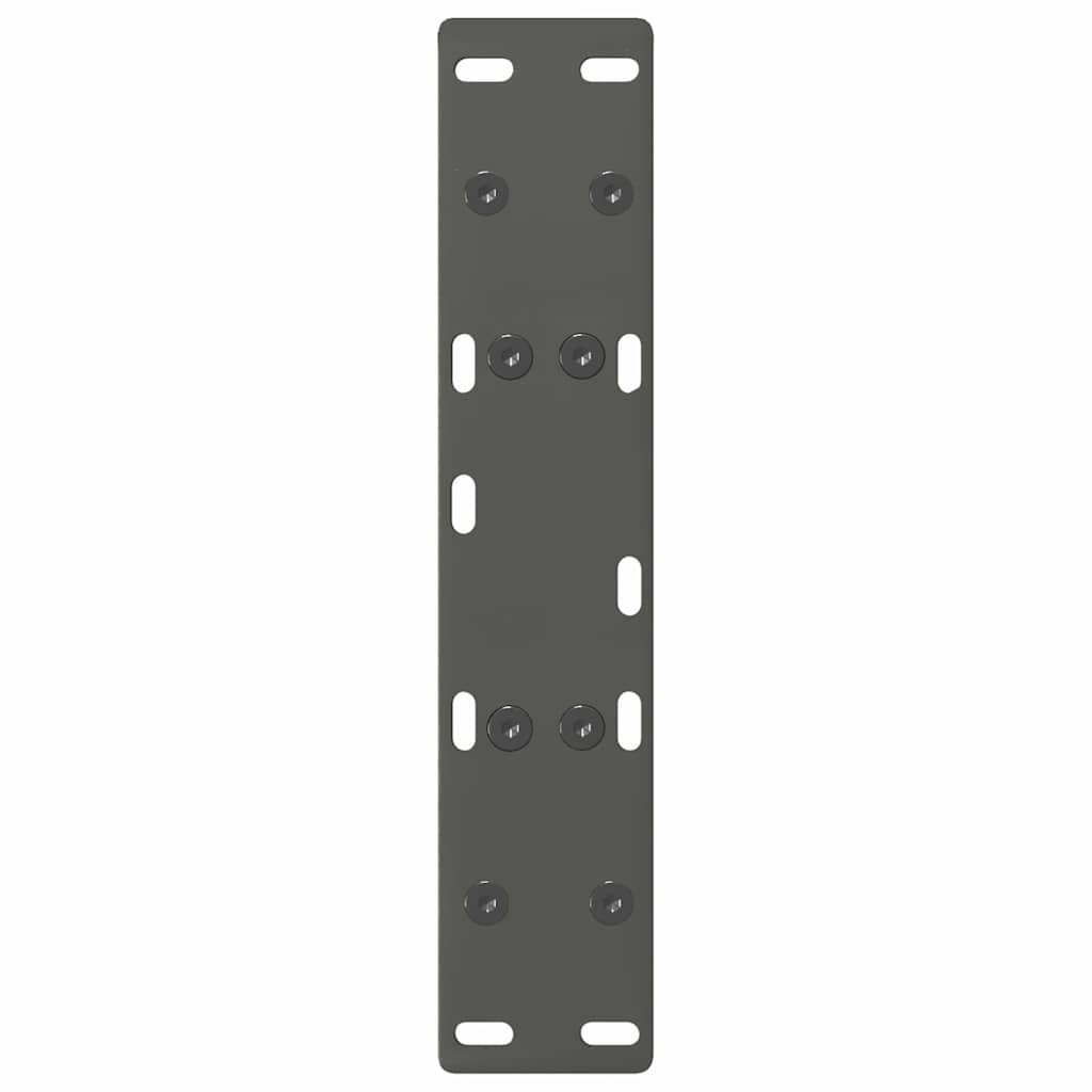 Pieds de table basse en forme de A 2 pièces Anthracite 30 x (30-31) cm Acier - XIOS