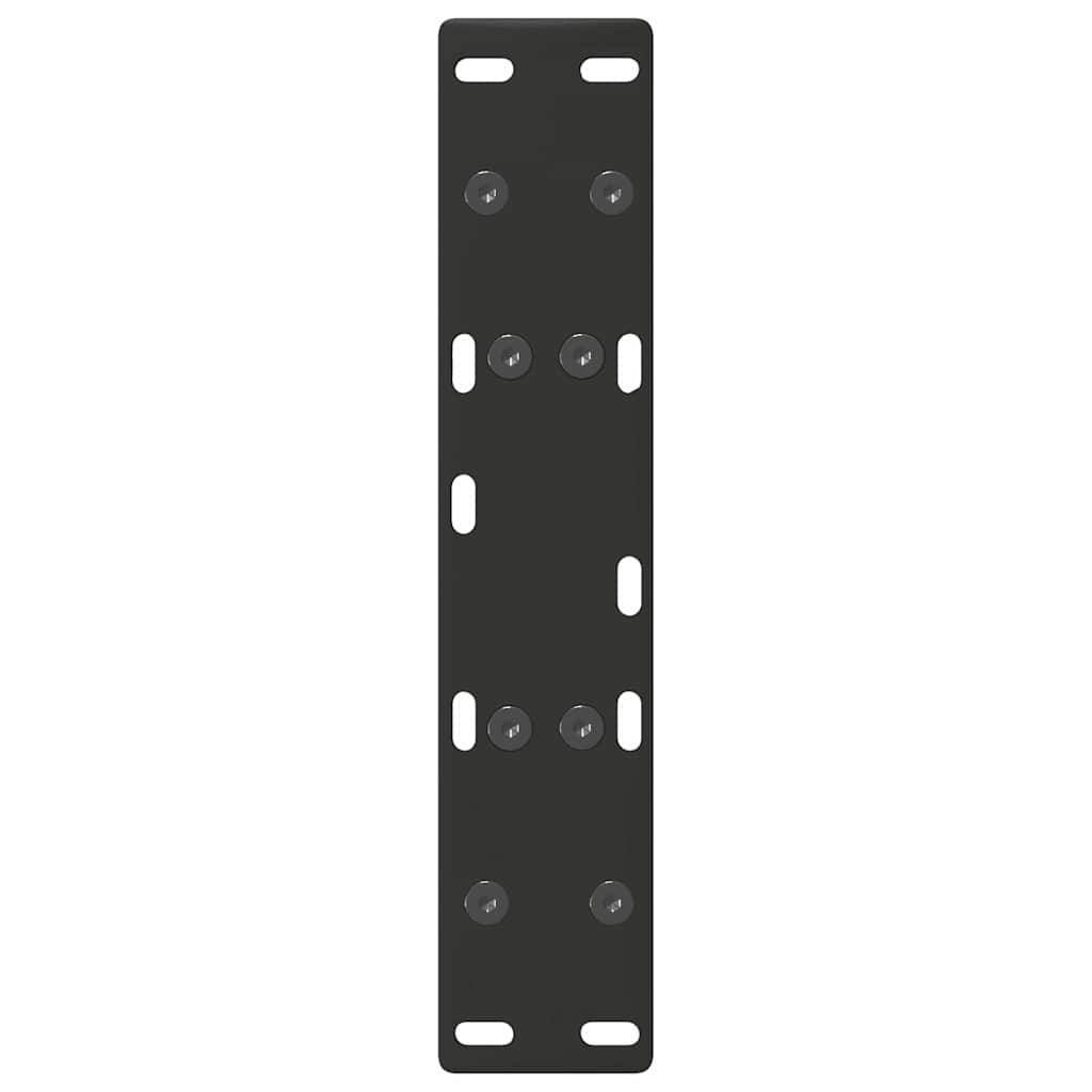 Pieds de table basse en forme de A, 2 pièces, noir, 40 x (30-31) cm, acier - XIOS