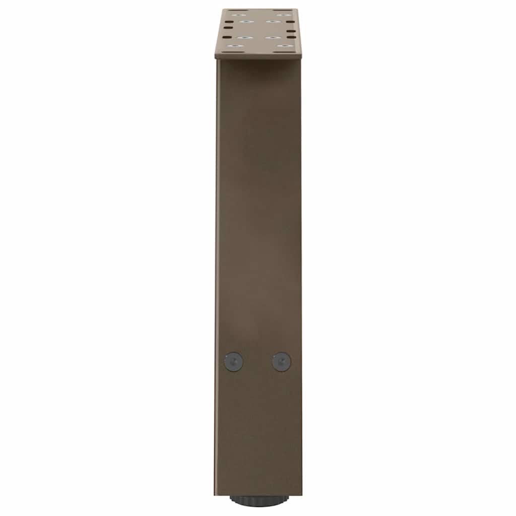 Pieds de table basse en forme de A, 2 pièces, 50 x (30-31) cm, acier - XIOS