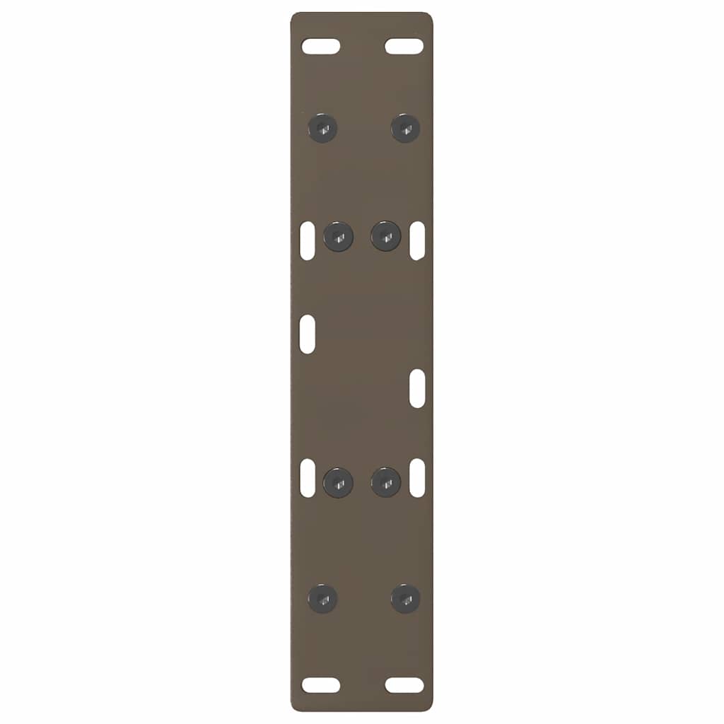 Pieds de table basse en forme de A, 2 pièces, 50 x (30-31) cm, acier - XIOS