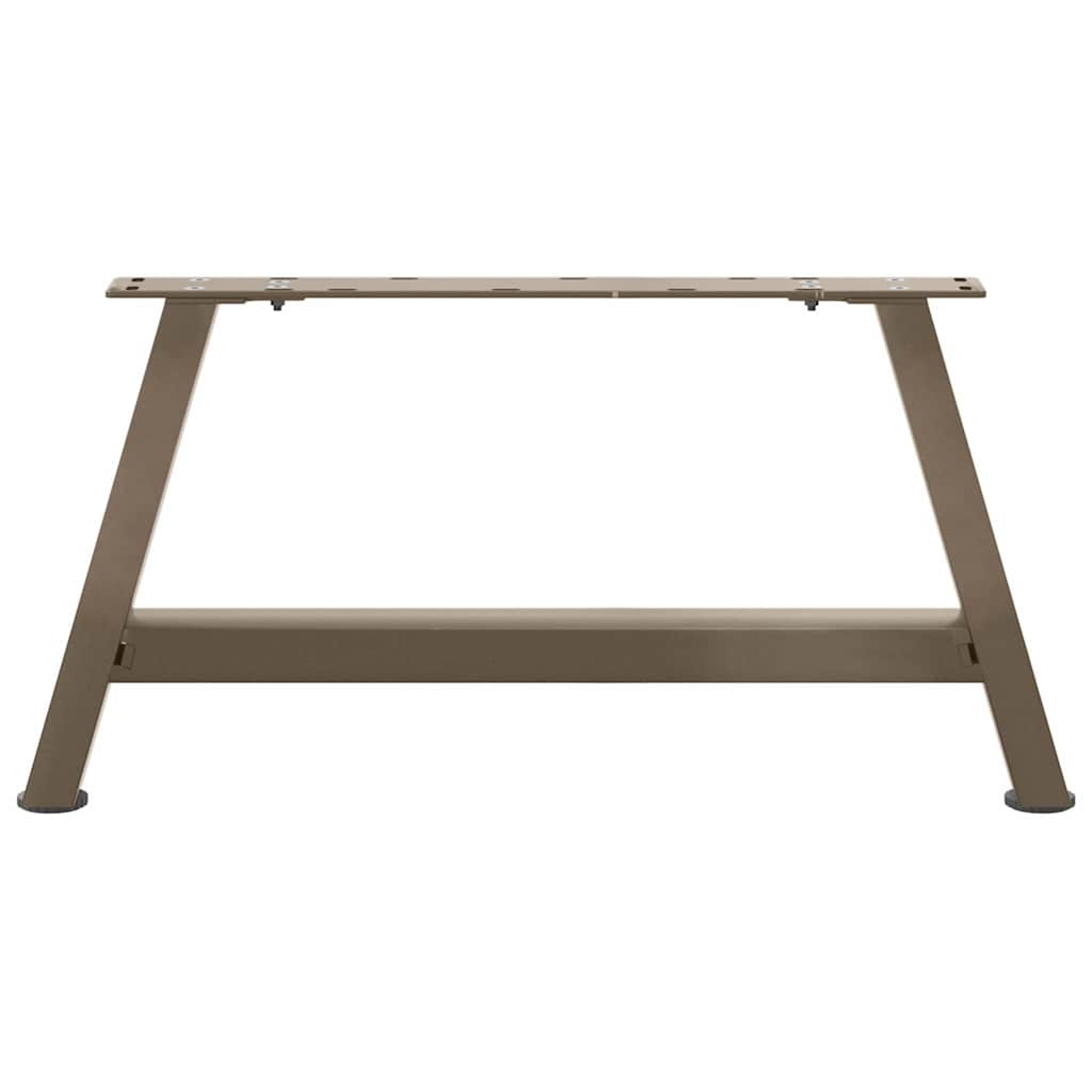 Pieds de table basse en forme de A, 2 pièces, 60 x (30-31) cm, acier - XIOS