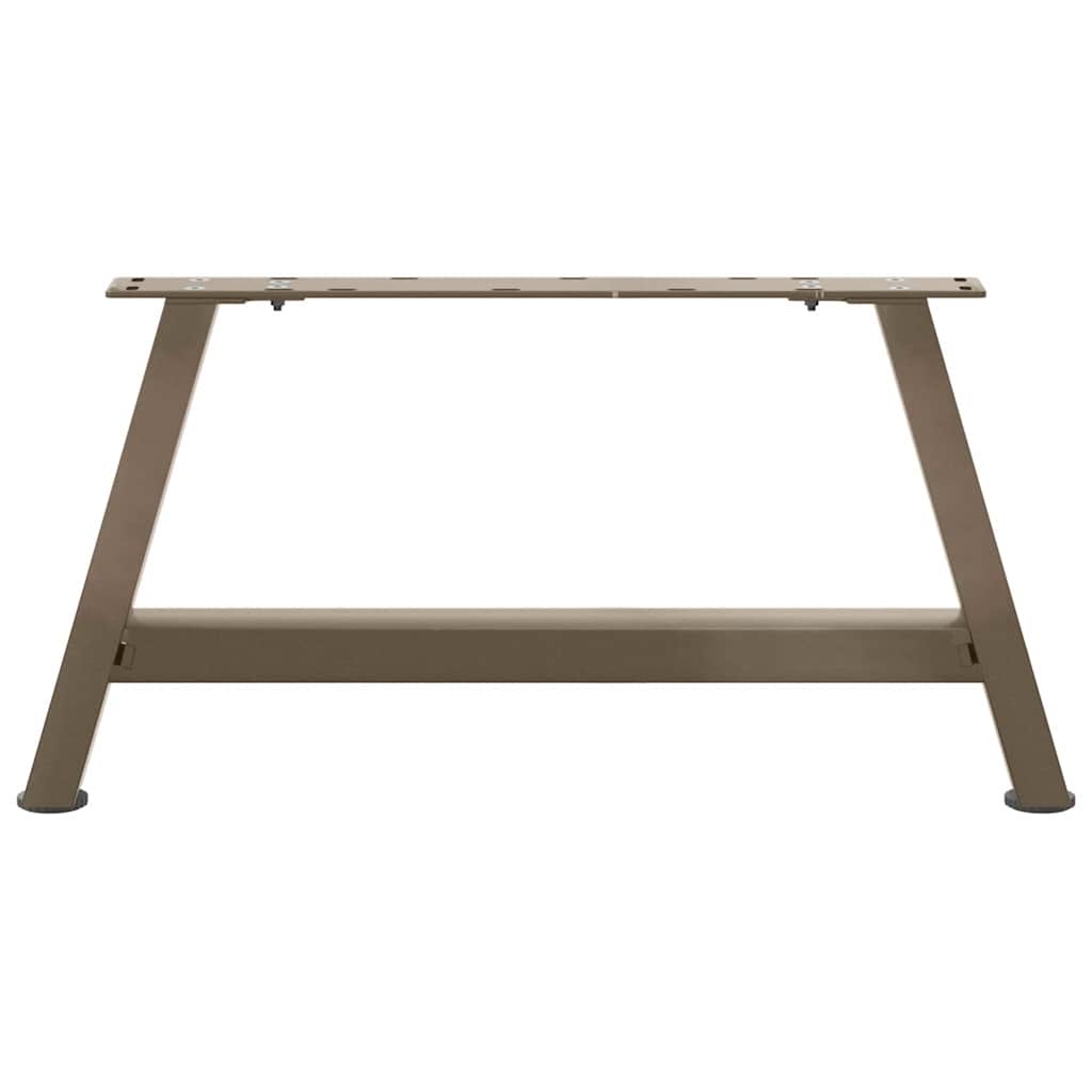 Pieds de table basse en forme de A, 2 pièces, 70 x (30-31) cm, acier - XIOS