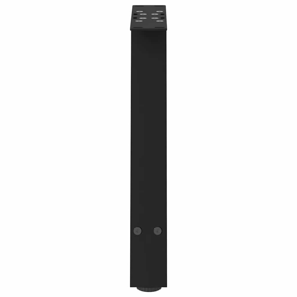 Pieds de table basse en forme de A 2 pièces Noir 38 x (42-43) cm Acier - XIOS