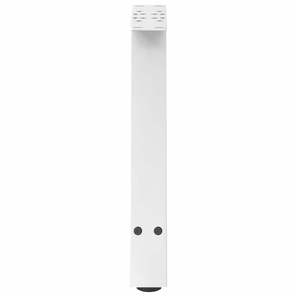Pieds de table basse en forme de A, 2 pièces, blanc, 50 x (42-43) cm, acier - XIOS