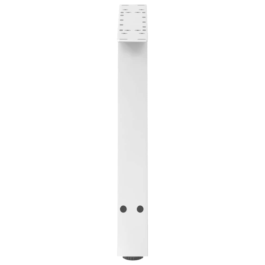 Pieds de table basse en forme de A, 2 pièces, blanc, 60 x (42-43) cm, acier - XIOS