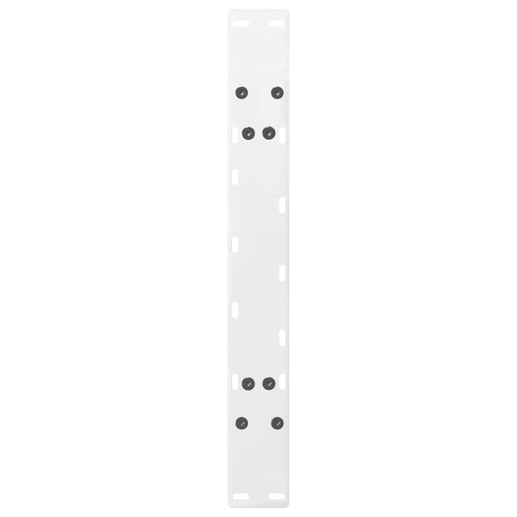 Pieds de table basse en forme de A, 2 pièces, blanc, 60 x (42-43) cm, acier - XIOS
