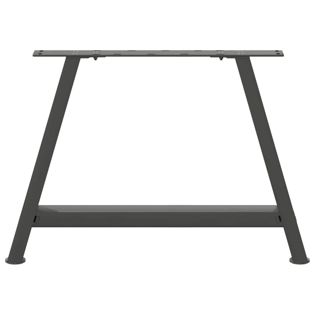 Pieds de table basse en forme de A 2 pièces Anthracite 70 x (42-43) cm Acier - XIOS