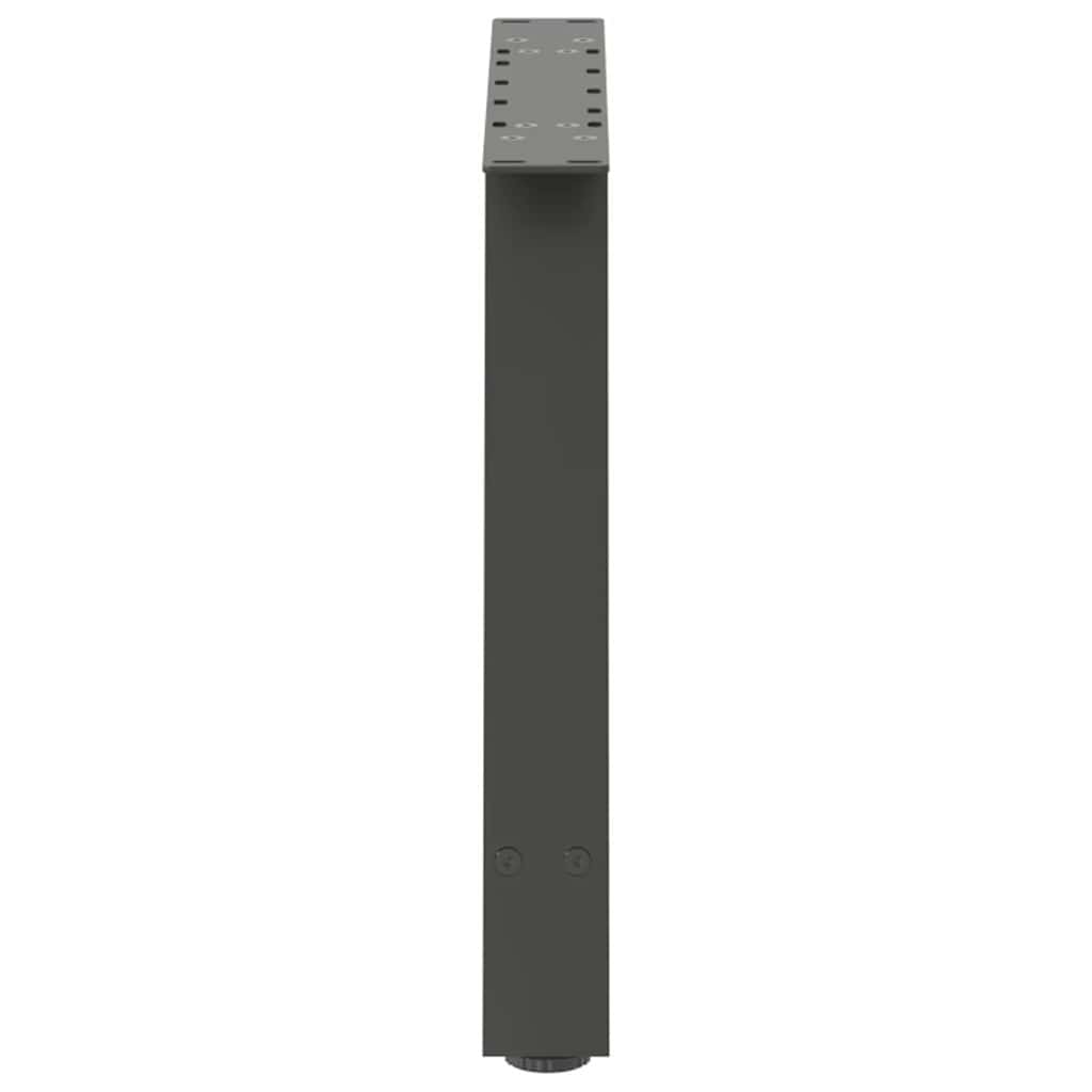 Pieds de table basse en forme de A 2 pièces Anthracite 70 x (42-43) cm Acier - XIOS