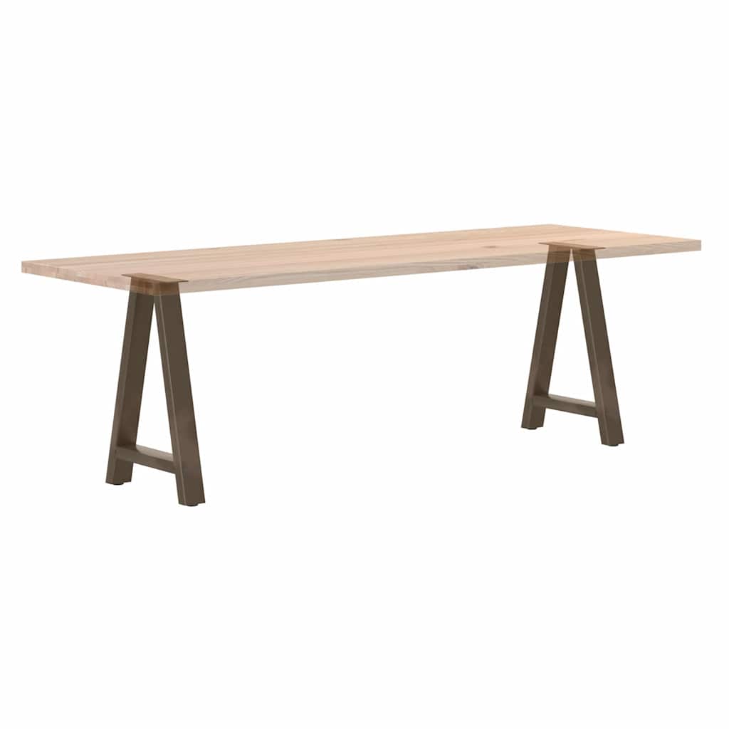 Pieds de table à manger en forme de A, 2 pièces, 50 x (72-73) cm, acier - XIOS
