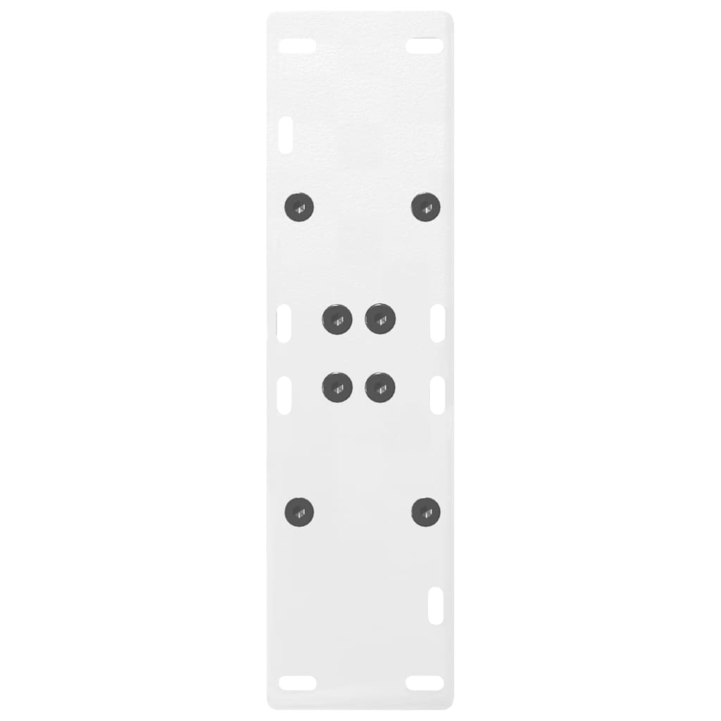Pieds de table à manger en forme de A 2 pièces Blanc 60 x (72-73) cm Acier - XIOS