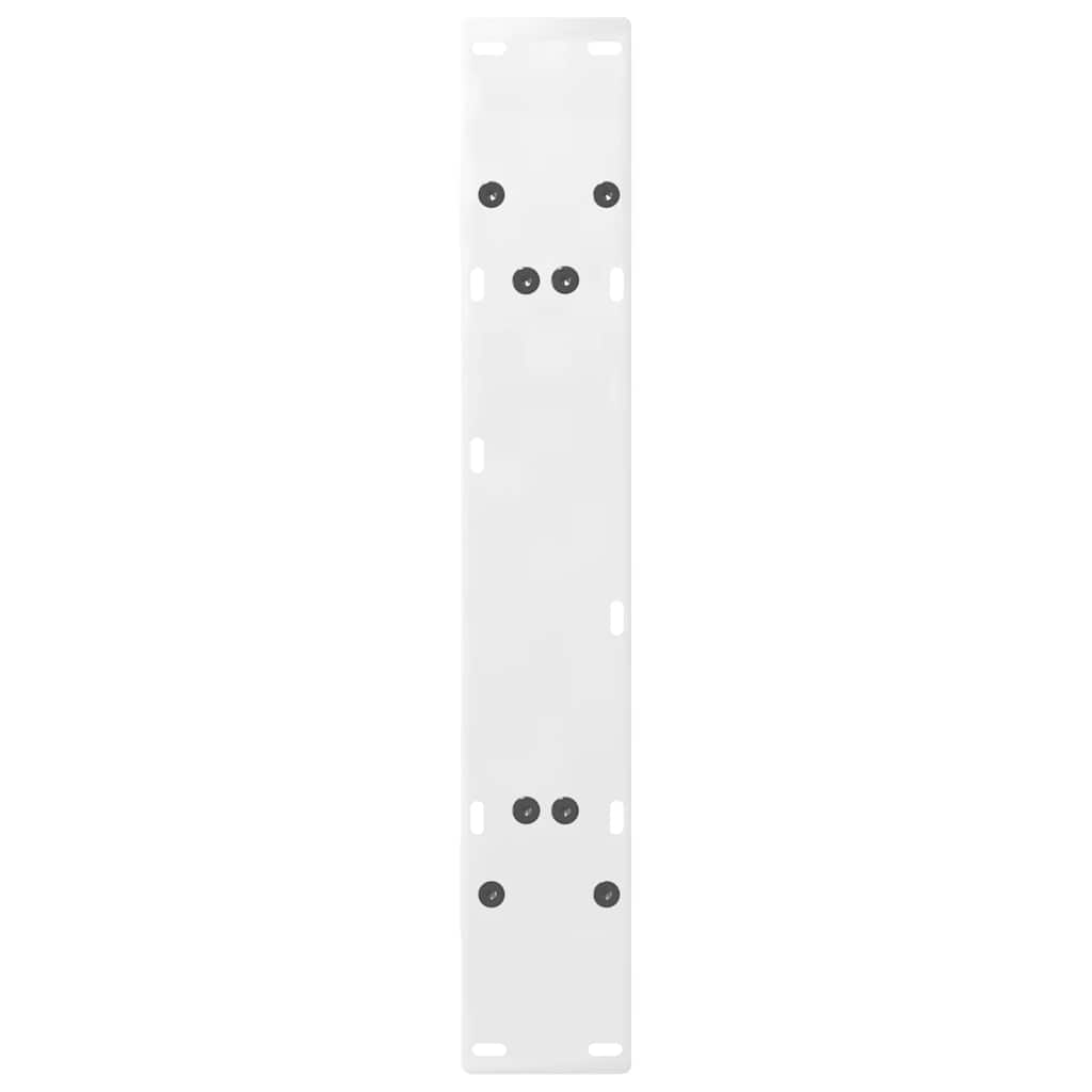 Pieds de table à manger en forme de A 2 pièces Blanc 80 x (72-73) cm Acier - XIOS