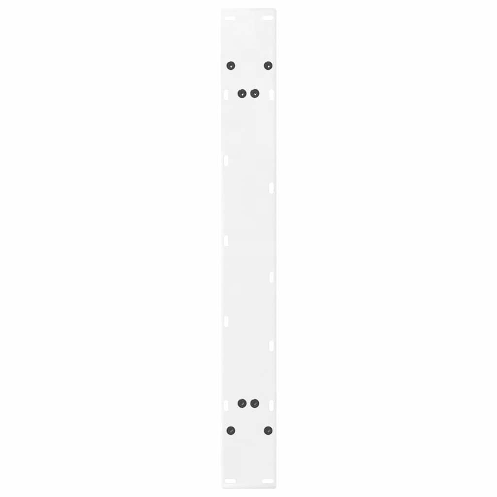 Pieds de table à manger en forme de A 2 pièces Blanc 90 x (72-73) cm Acier - XIOS