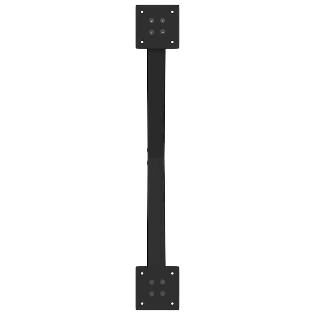 Pieds de table à manger forme de X 2 pcs noir 80x(72-73) cm Pieds de table vidaXL