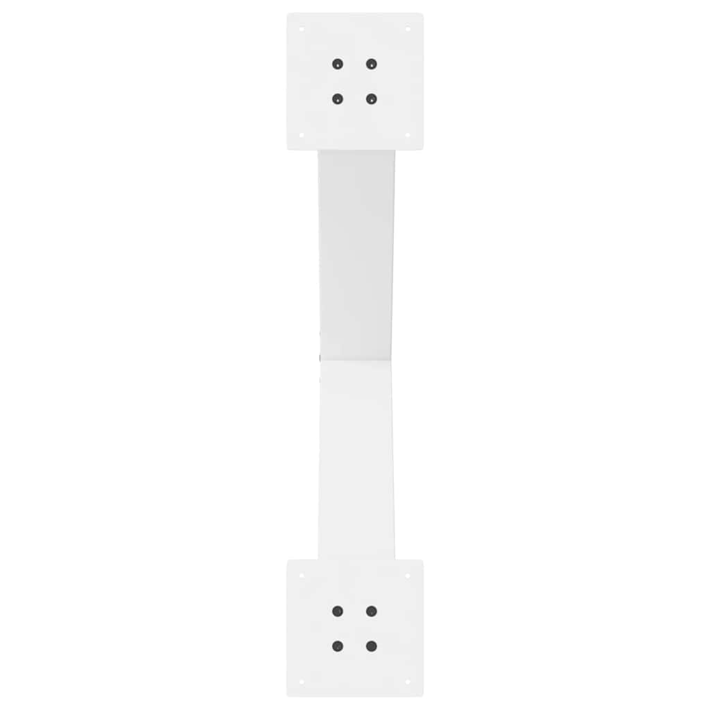 Pieds de table à manger forme de X 2 pcs blanc 70x(72-73) cm Pieds de table vidaXL