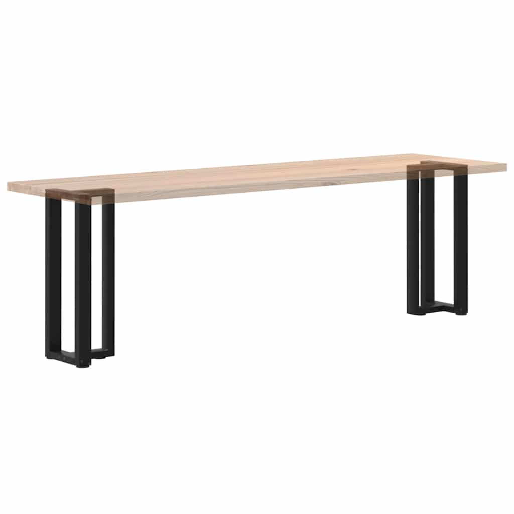 Pieds de table console en T, 2 pièces, noir, 38 x 25 x (72-73) cm, acier - XIOS