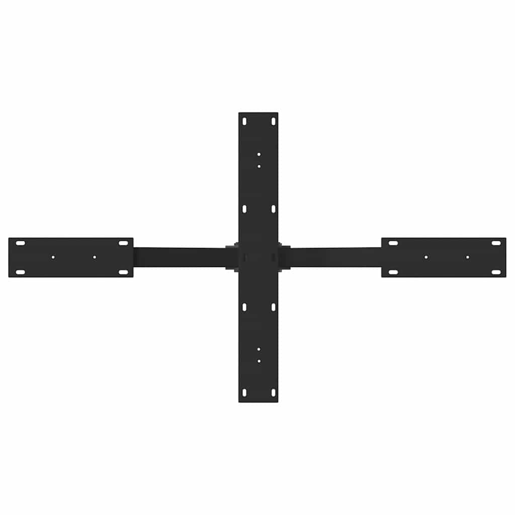 Pied de table basse en forme d'araignée noir 98 x 58 x (42-43) cm en acier - XIOS